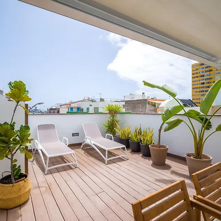 Topsun - Rooftop Apartment With Large Terrace Las Palmas Exterior photo